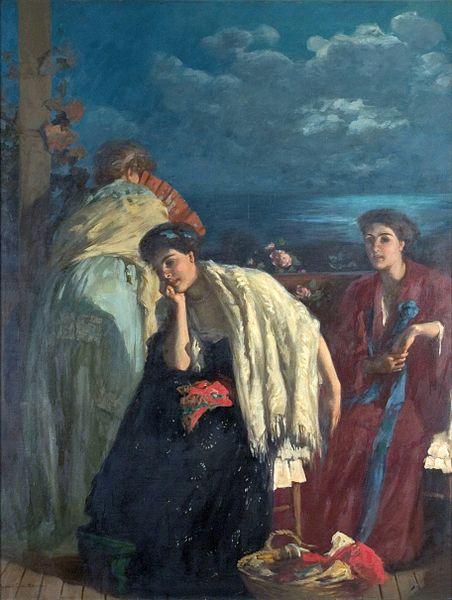 Rupert Bunny The Sonata oil painting image